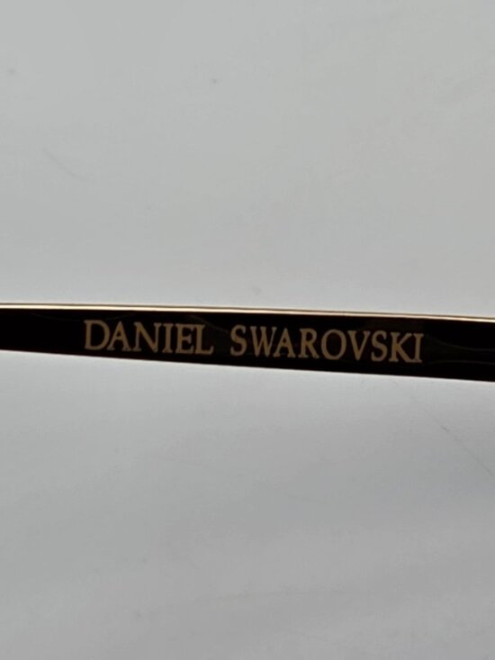 Daniel Swarovski S601 20 6051 23 KT GP Gold Aviator Sunglasses FRAME ONLY 58mm main image 5